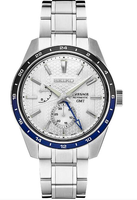 Seiko Presage Sharp-Edged Series GMT Zero Halliburton Limited Edition SPB269 Replica Watch
